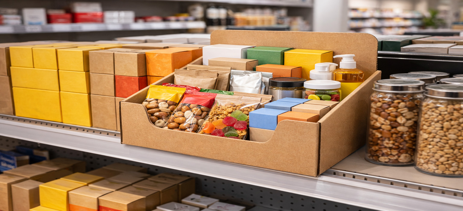 Шоу-бокс на полке